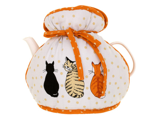 Tea Cosy Muff "Cats in Waiting"