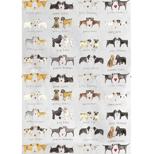 Alex Clark Tea Towel "Delightful Dogs"