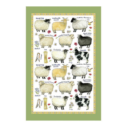 Tea Towel "Sheep Breeds"