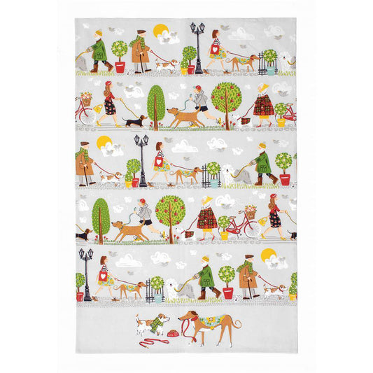 Tea Towel "Walkies"