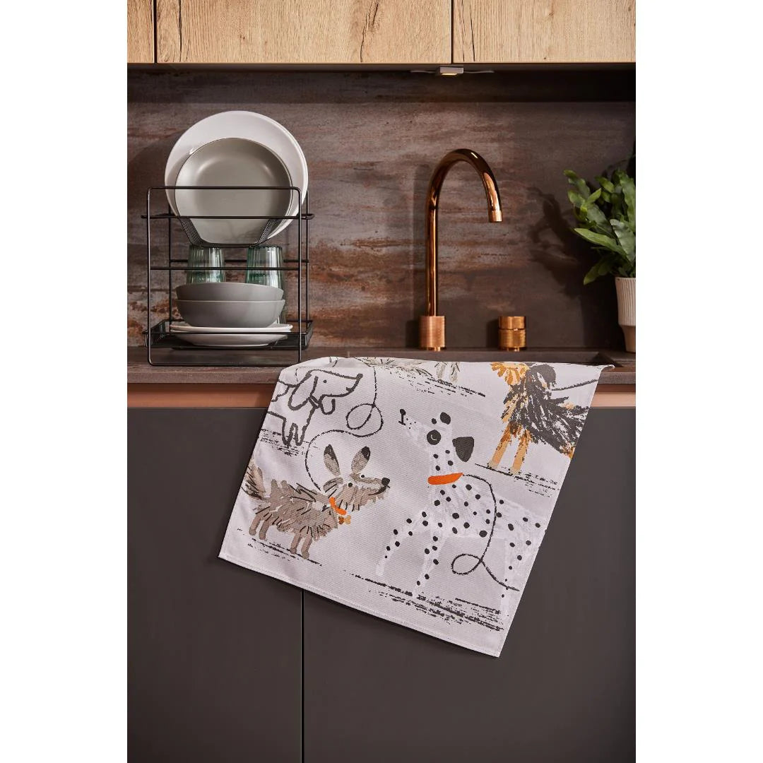 Tea Towel "Dog Days"
