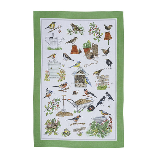 Tea Towel "Garden Birds"
