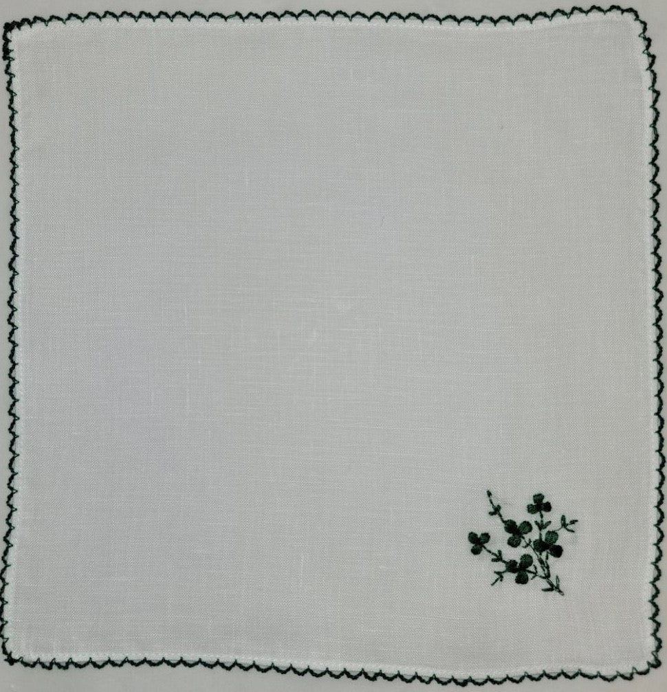 Handkerchief Ladies - Linen Green Shamrock