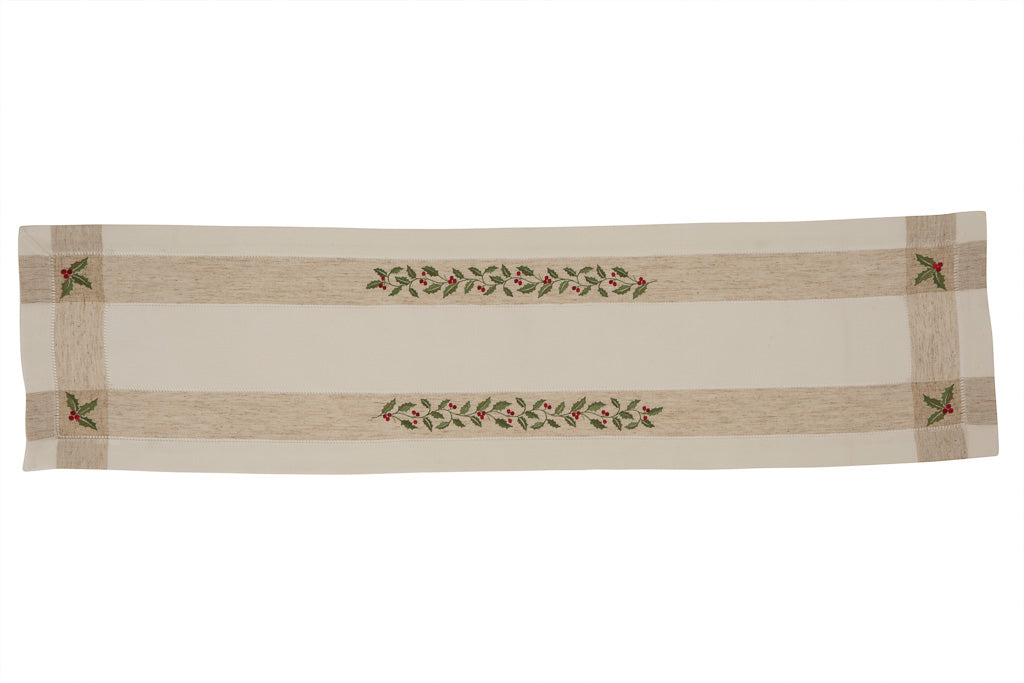 Holly Table Runner 14 x 54 inch