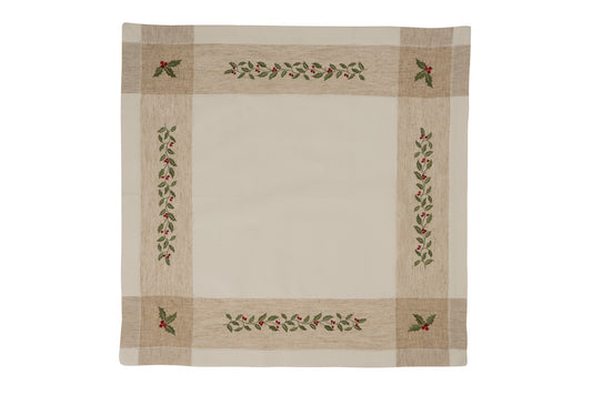 Holly Tablecloth - 36 x 36 inch