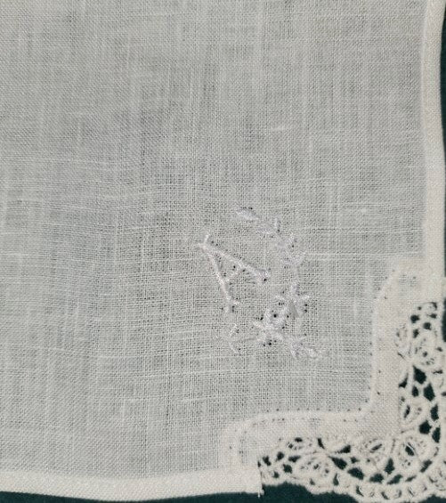Handkerchief Ladies - Linen Monogram Initials
