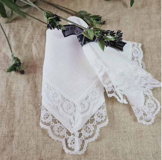 Handkerchief Ladies - Linen With Lace
