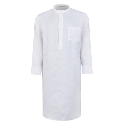 Grandfather Nightshirt 100% Irish Linen