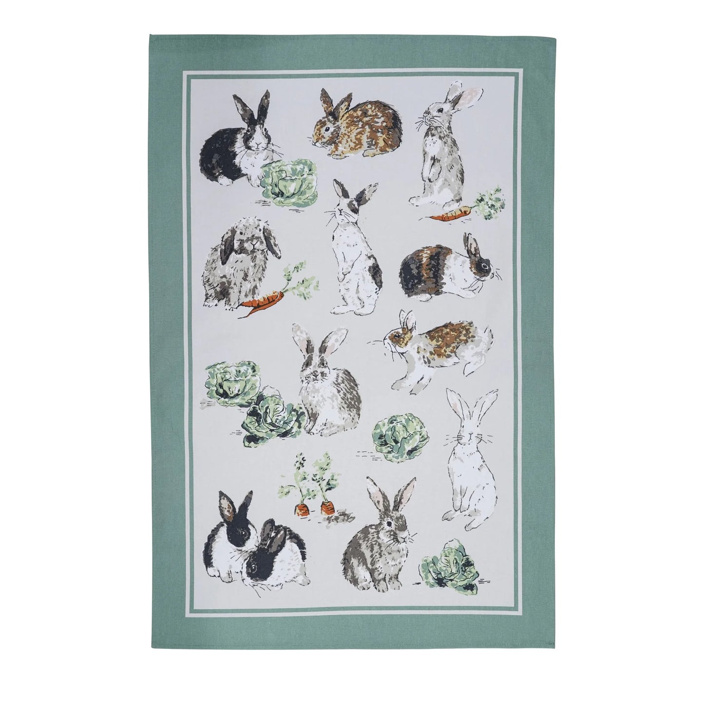 Tea Towel "Rabbit Patch"