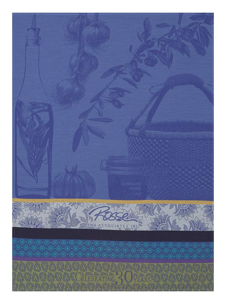 Le Jacquard Francais Tea Towel "Saveurs de Provence" Blue