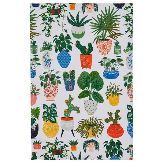 Tea Towel "Pot Plants"