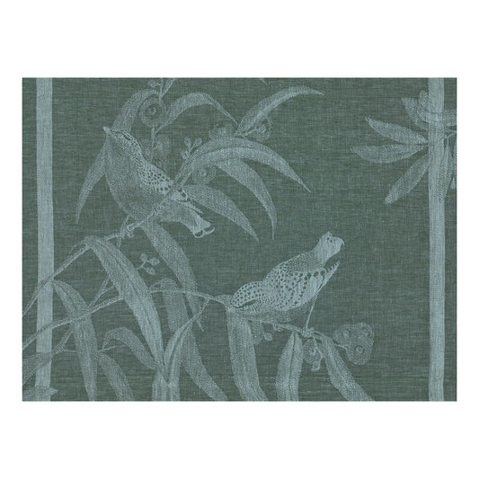 Le Jacquard Francais Placemat "Le Voliere" Green