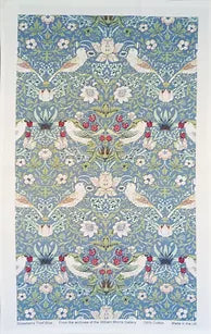 Tea Towel "Strawberry Thief" Blue