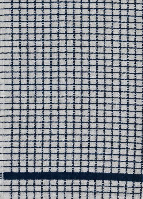 Poli-Dri 100% Cotton Tea Towel "Blue Stripe"