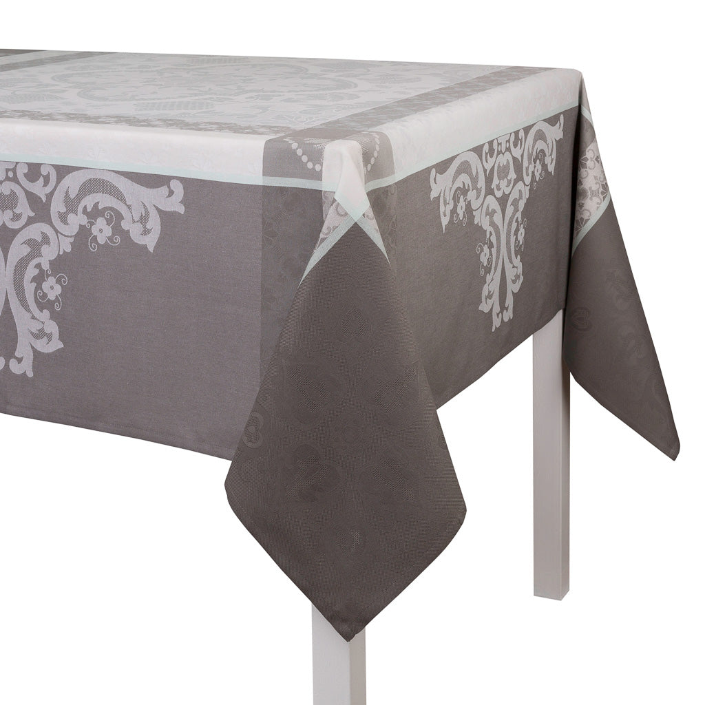 Le Jacquard Francais Tablecloth "Azulejos" Grey