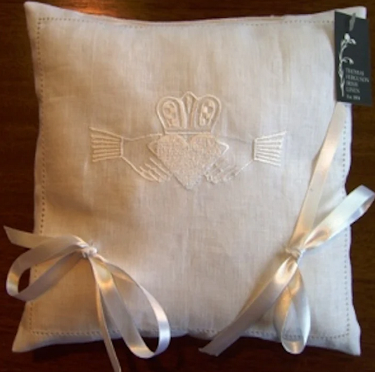 Irish Linen Wedding Ring Cushion