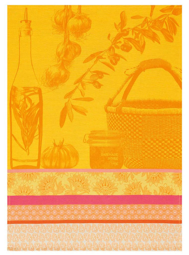 Le Jacquard Francais Tea Towel "Saveurs de Provence" Lemon